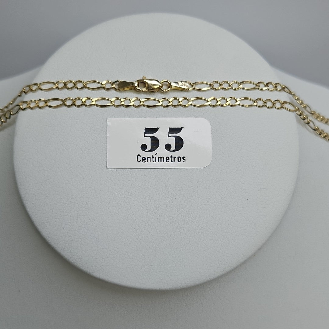 CADENAS 3X1 ORO 14K 55 CM 5.1 GR (NUEVO)