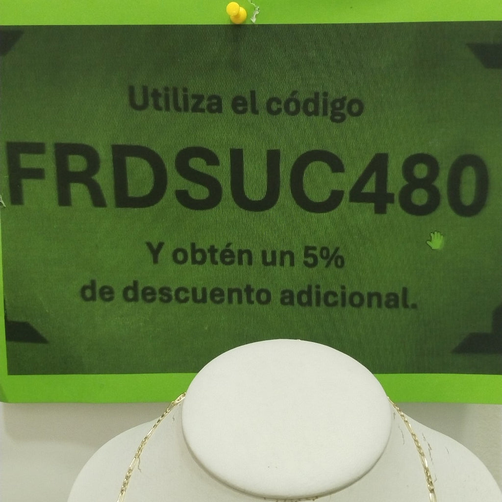 CADENAS 3X1 ORO 14K 60 CM 7.9 GR (NUEVO)
