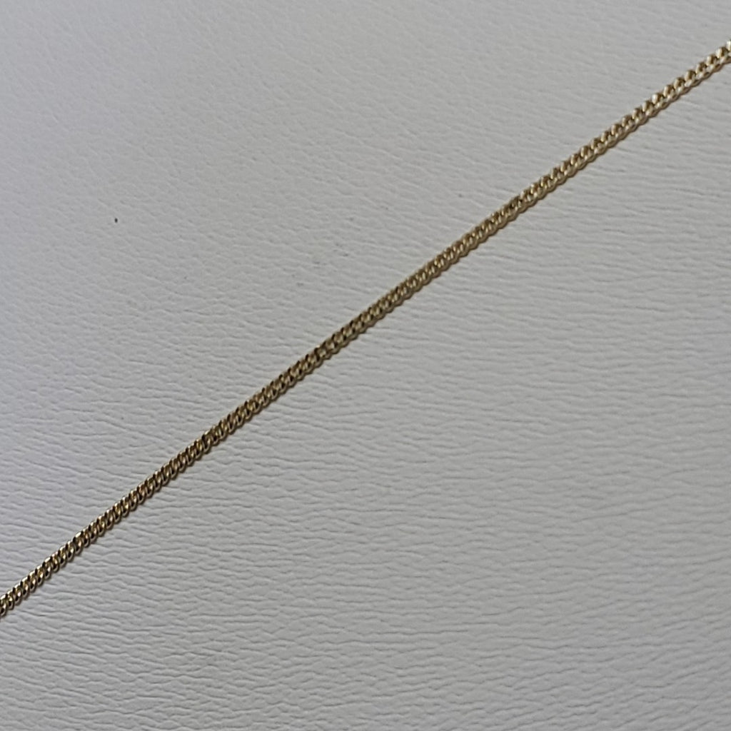 CADENAS TEJIDO BARBADA ORO 10K 55 CM 1.8 GR (NUEVO)