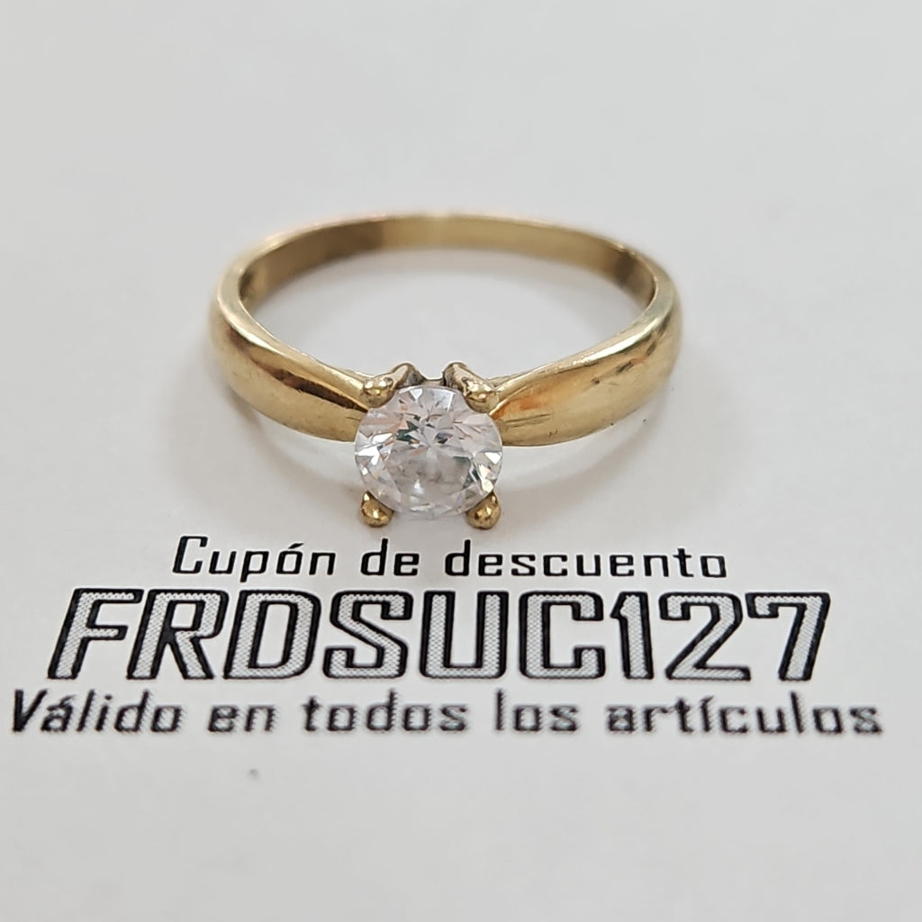 SOLITARIO ORO 10 K 2.7 GRMS (SEMINUEVO)