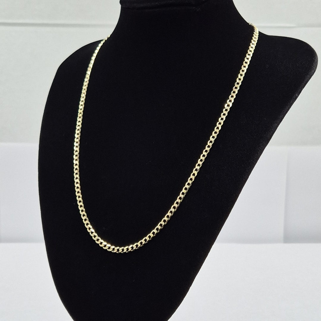 CADENAS BARBADA ORO 14K 55 CM 13 GR (NUEVO)