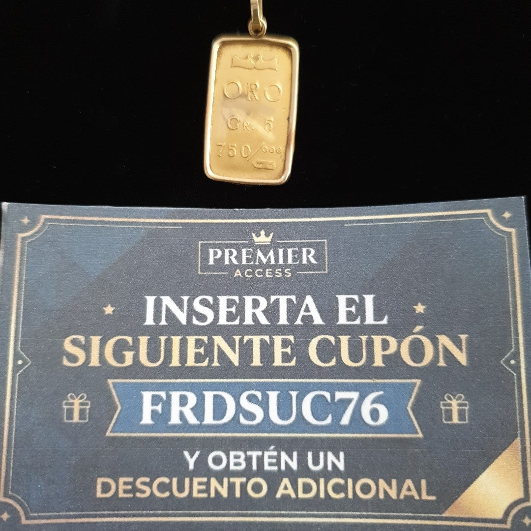 DIJE ORO 14 K 5,00 GRMS (SEMINUEVO)