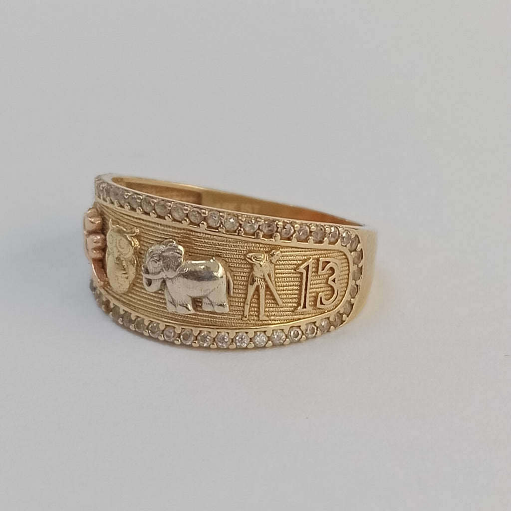 ANILLITO ORO 14 K 3.3 GRMS (SEMINUEVO)