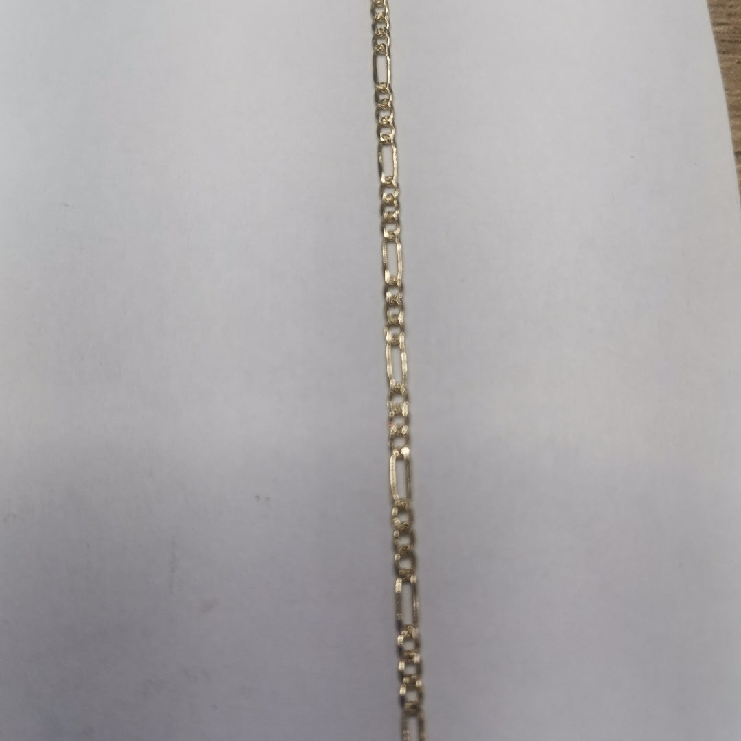 CADENAS TEJIDO 3X1 ORO 14K 55 CM 3.7 GR (NUEVO)