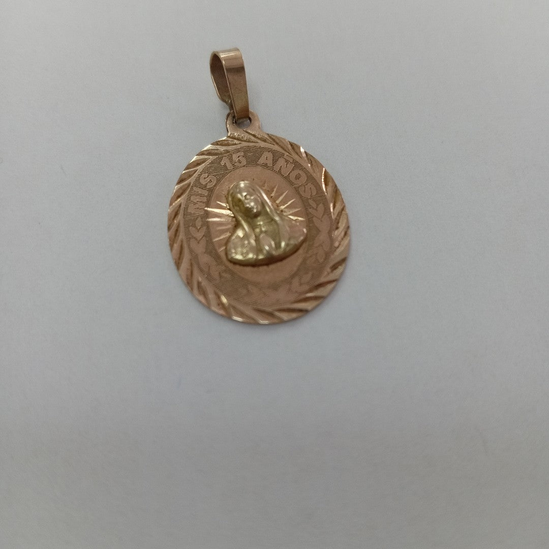 MEDALLA PERSONAL ORO 10 K 2,20 GRMS (SEMINUEVO)