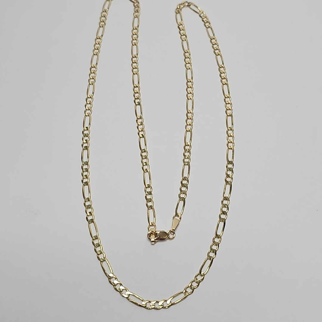 CADENAS 3X1 ORO 14K 55 CM 8 GR (NUEVO)