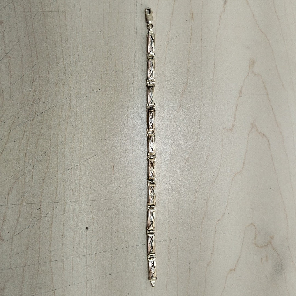 PULSERA ORO COMBINADO 14 K 11.1 GRMS (SEMINUEVO)
