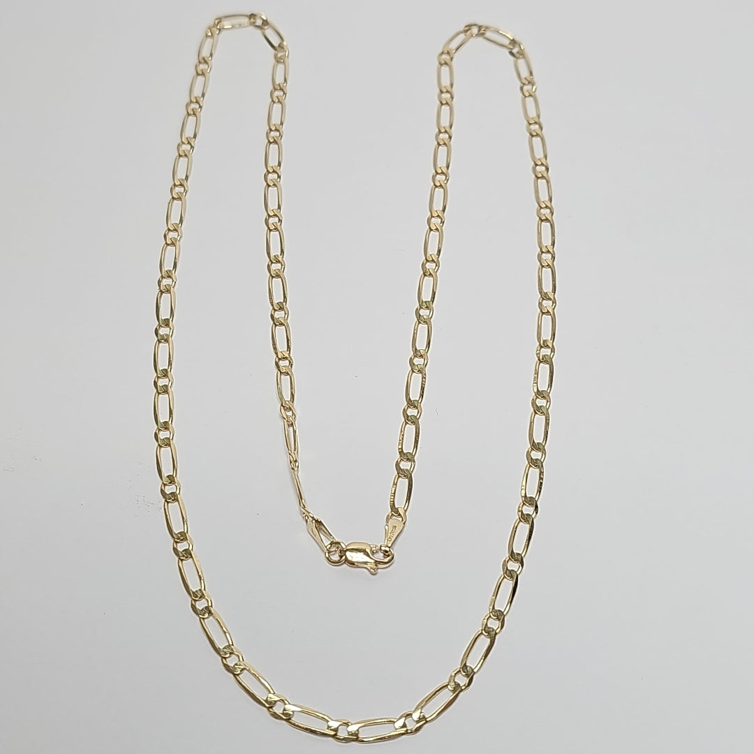 CADENAS 1X1 ORO 14K 55 CM 7.4 GR (NUEVO)