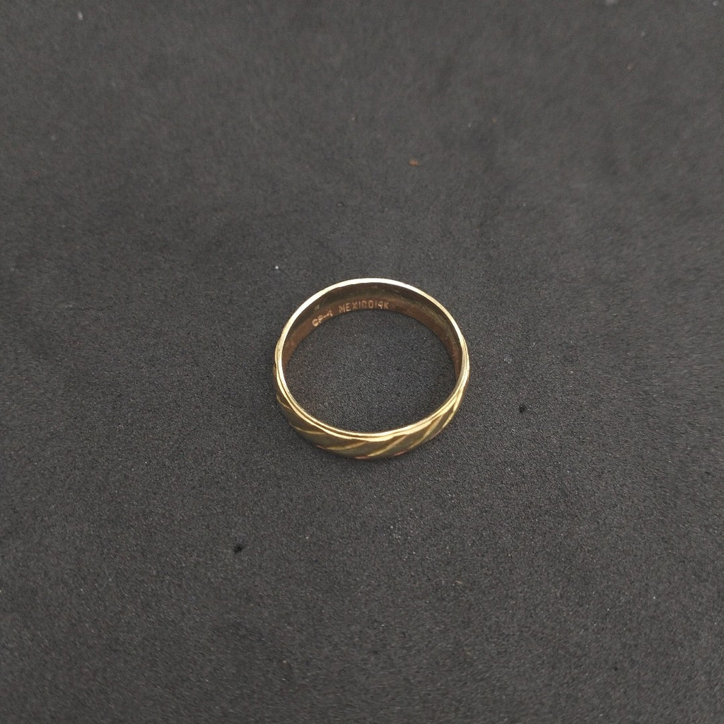 ARGOLLA ORO COMBINADO 14 K 3.1 GRMS (SEMINUEVO)