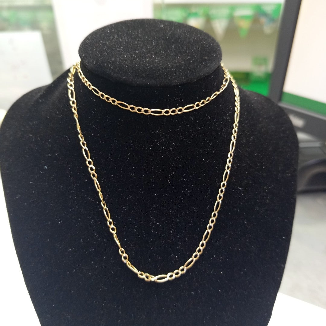 CADENA ORO, RODIADO 14 K 4.3 GRMS (SEMINUEVO)