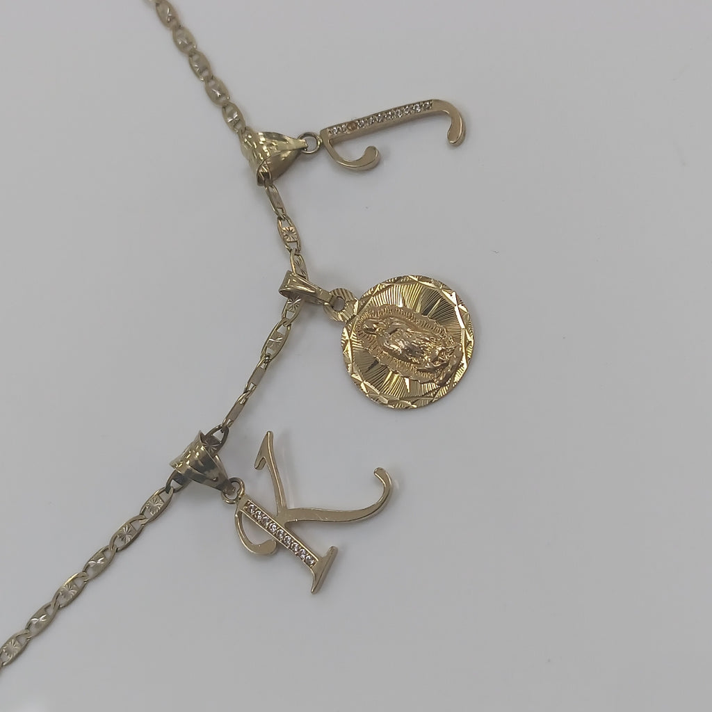 CADENA, DIJE ORO 14 K 9.5 GRMS (SEMINUEVO)