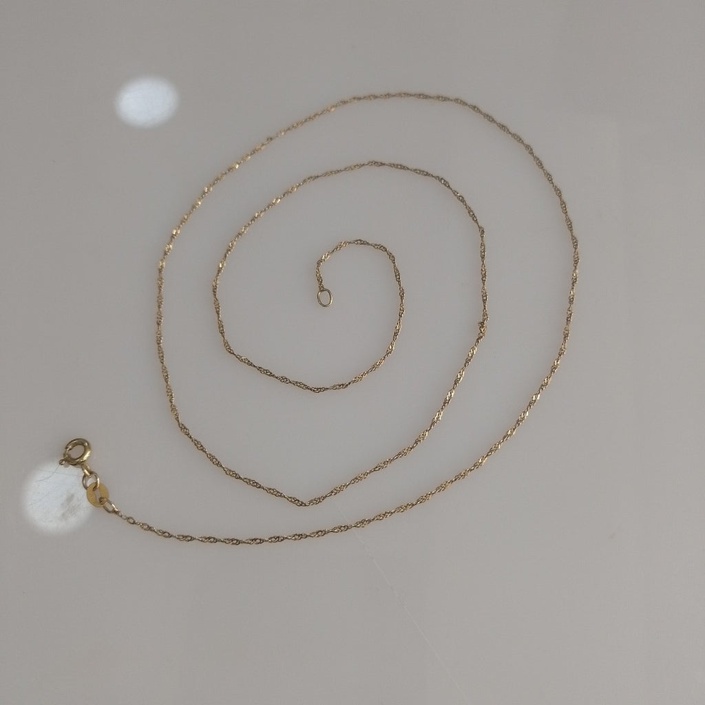 CADENA ORO 14 K 1.2 GRMS (SEMINUEVO)