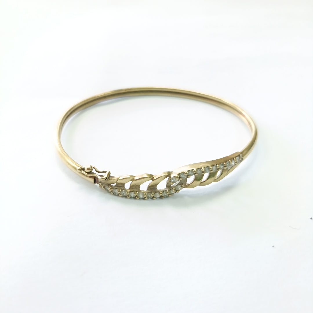 PULSERA RIGIDA ORO 10 K 6.3 GRMS (SEMINUEVO)