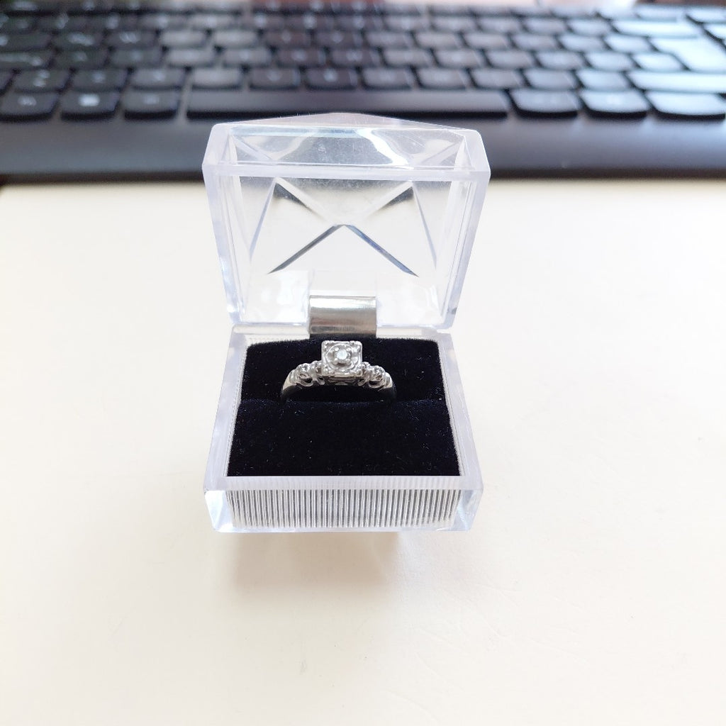 ANILLITO ORO BLANCO 14 K 2,00 GRMS (SEMINUEVO)