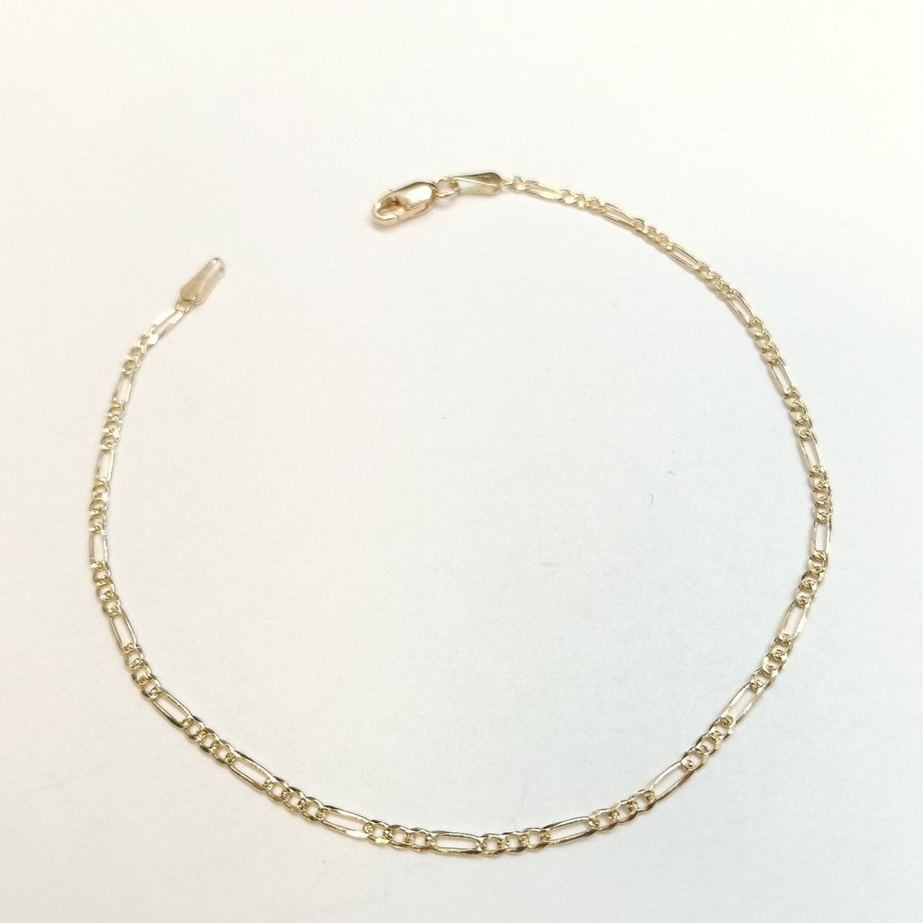 PULSERA 3X1 ORO 14K 21 CM 1.7 GR (NUEVO)