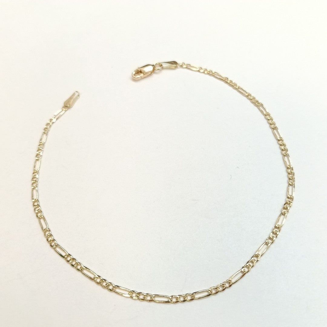 PULSERA 3X1 ORO 14K 21 CM 1.7 GR (NUEVO)