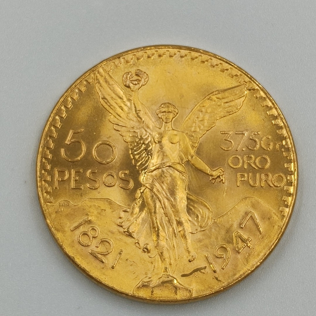 K1 41,60 GRMS 21 K IDENTIFICACIÓN MONEDA NOMINATIVA MONEDAS PESOS 50 PESOS (SEMINUEVO)