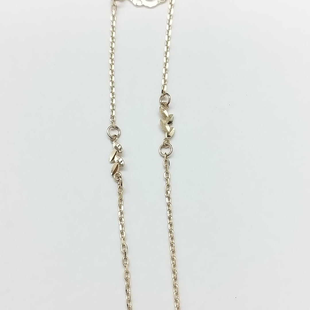PULSERAS TEJIDO ESPECIAL C/DIJE ORO 10K 18 CM 0.8 GR (NUEVO)