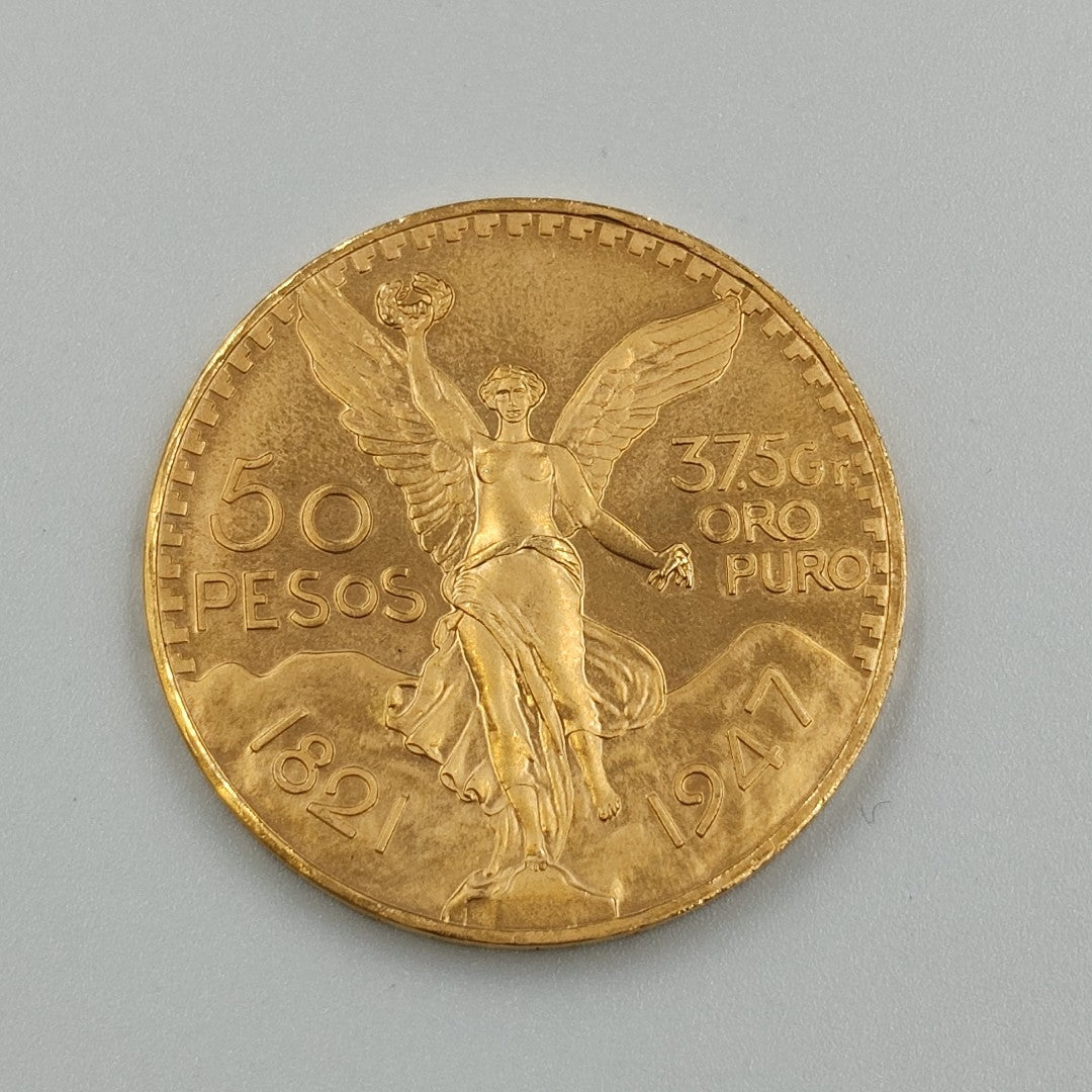 K1 41.6 GRMS 21 K IDENTIFICACIÓN MONEDA NOMINATIVA MONEDAS PESOS 50 PESO (SEMINUEVO)
