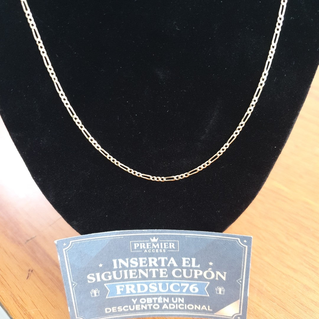 CADENAS 3X1 ORO 14K 55 CM 3.8 GR (NUEVO)