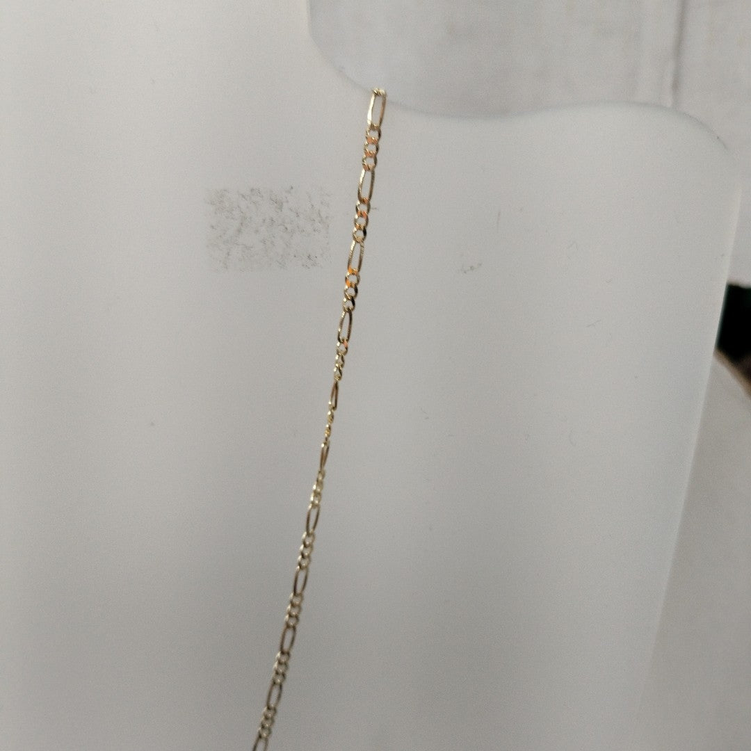 CADENAS TEJIDO 3X1 ORO 10K 55 CM 3.2 GR (NUEVO)