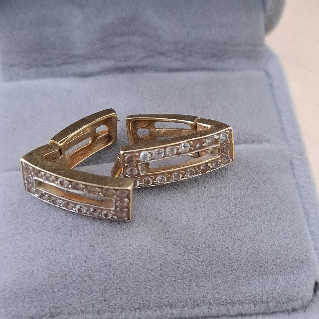 ARETES PAR ORO 14 K 4.6 GRMS (SEMINUEVO)