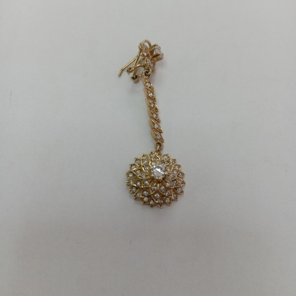 ARETES PAR ORO 14 K 7.1 GRMS (SEMINUEVO)