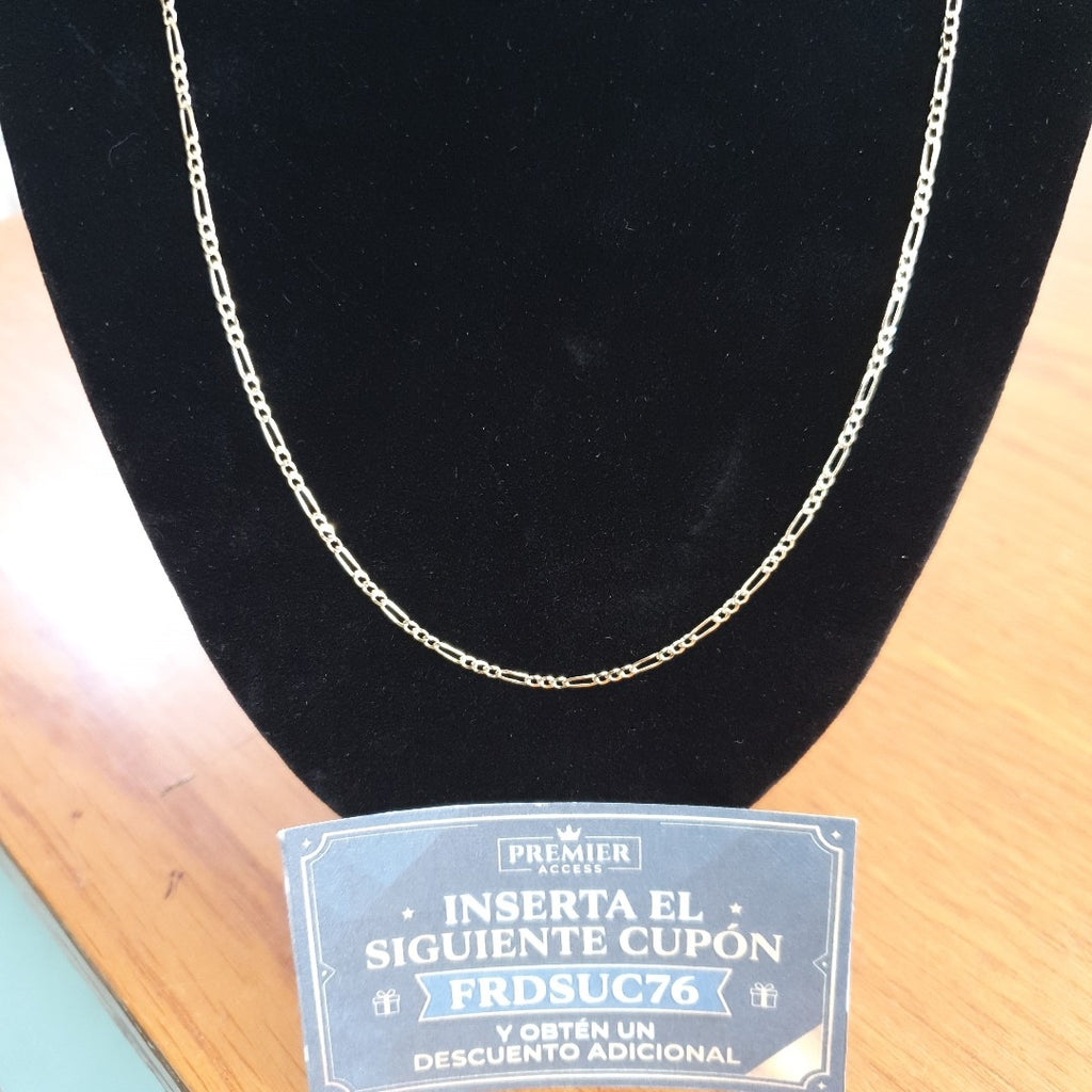CADENAS 3X1 ORO 14K 55 CM 3.7 GR (NUEVO)