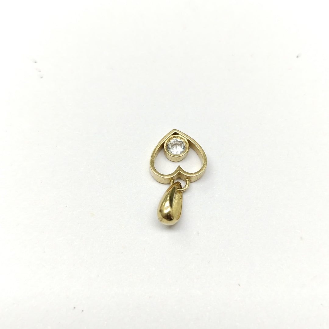 DIJES CORAZON ORO 10K 0.9 GR (NUEVO)