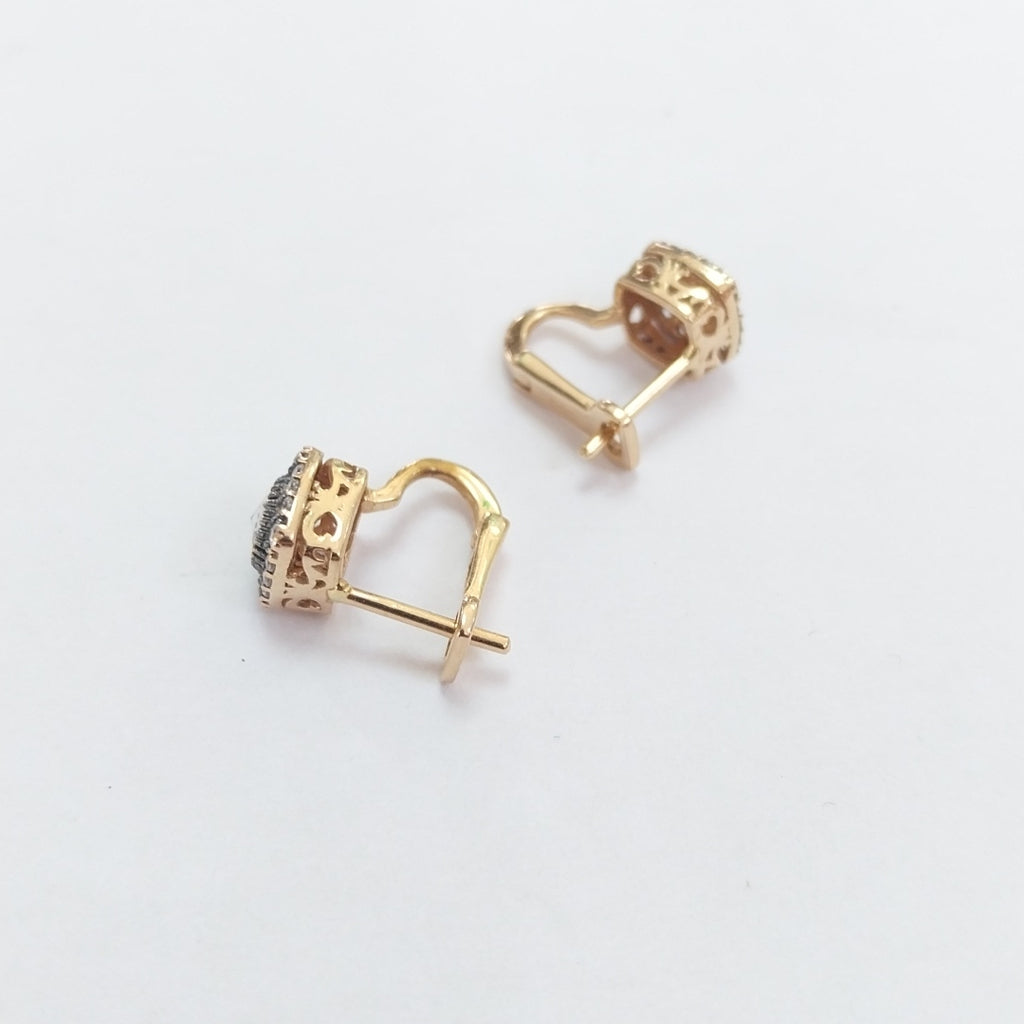 ARETES PAR ORO 14 K 3.8 GRMS (SEMINUEVO)