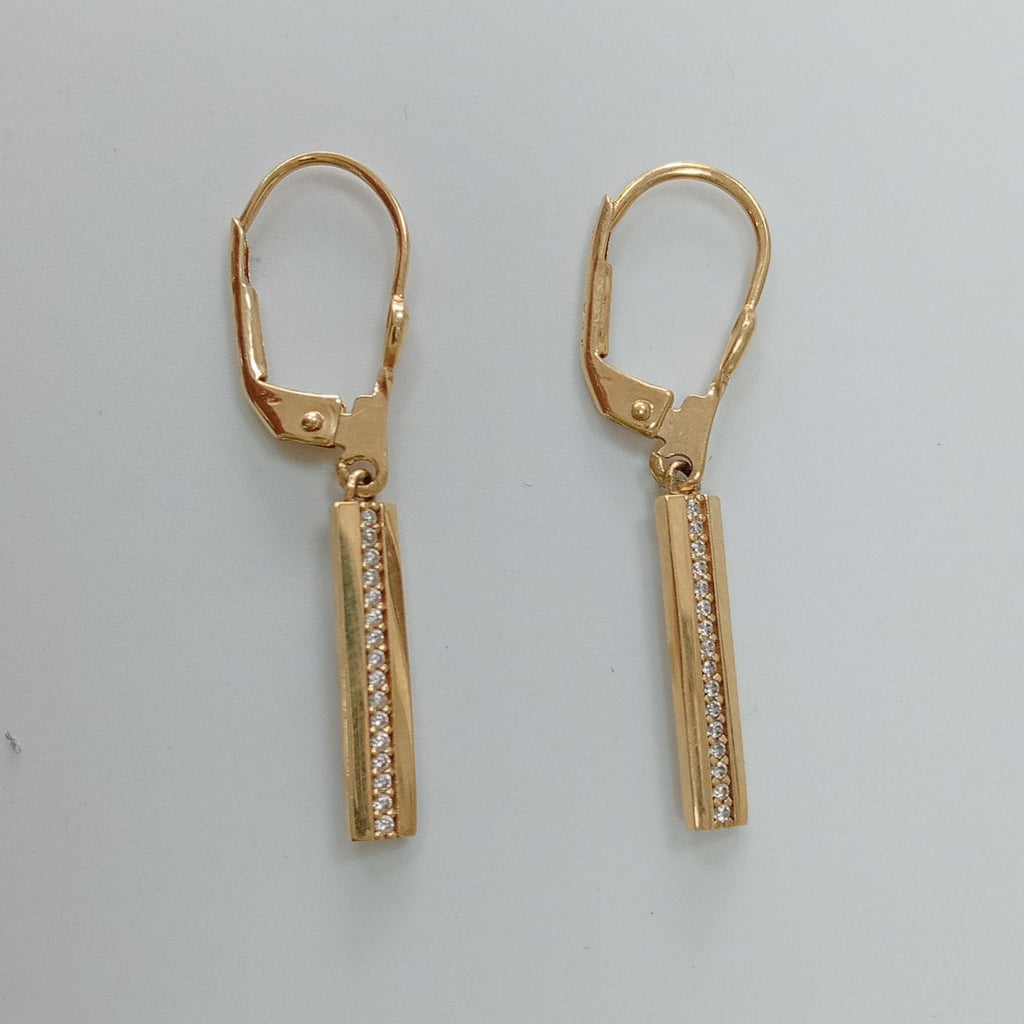 ARETES PAR ORO 14 K 2.5 GRMS (SEMINUEVO)
