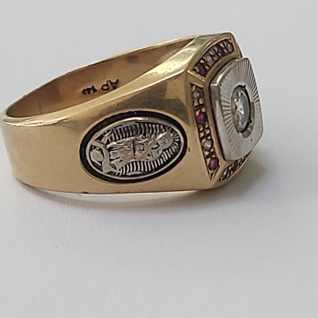 ANILLO ORO 14 K 14,30 GRMS (SEMINUEVO)