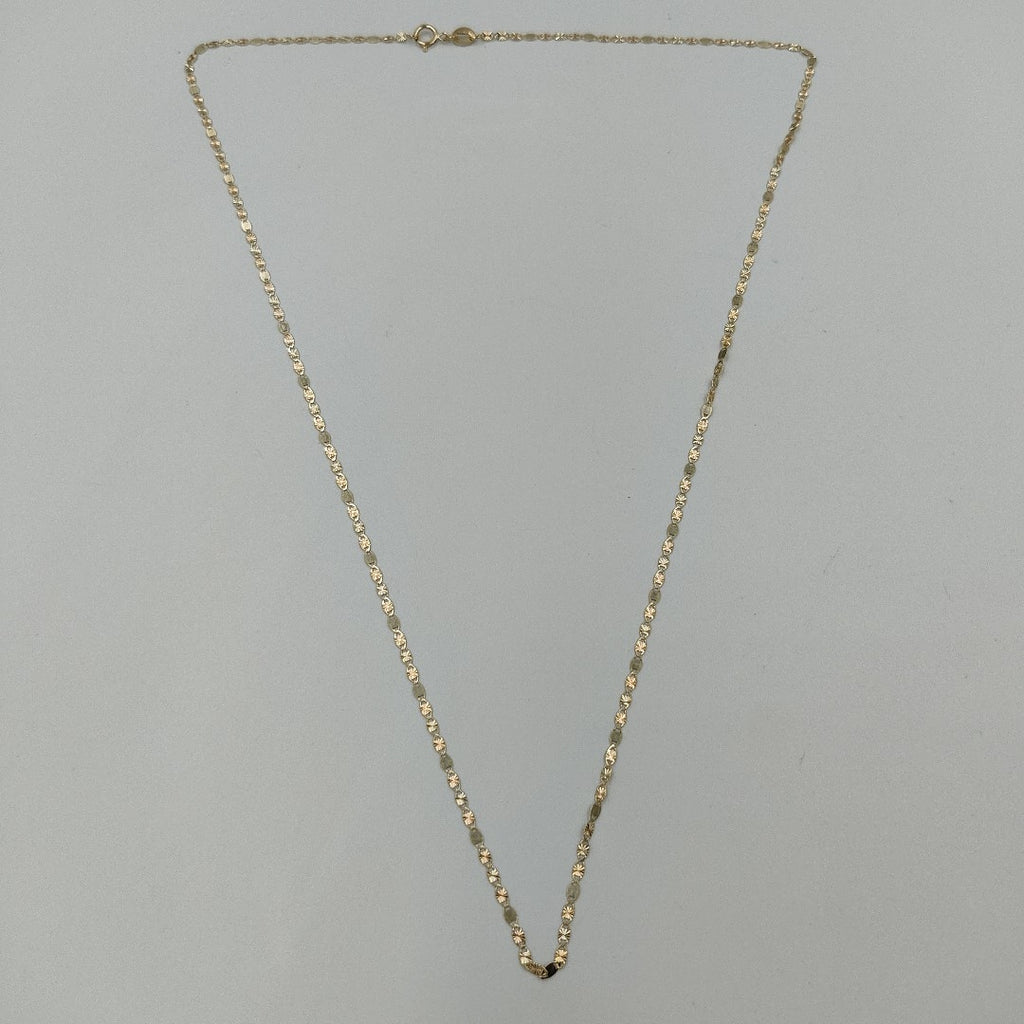CADENAS TEJIDO GUCHI ORO 10K 55 CM 1.6 GR (NUEVO)