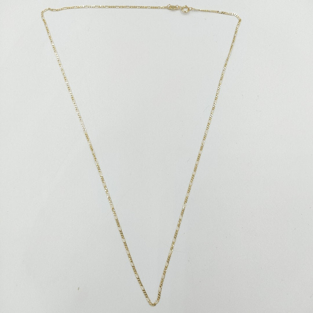 CADENAS TEJIDO 3X1 ORO 14K 55 CM 2.4 GR (NUEVO)