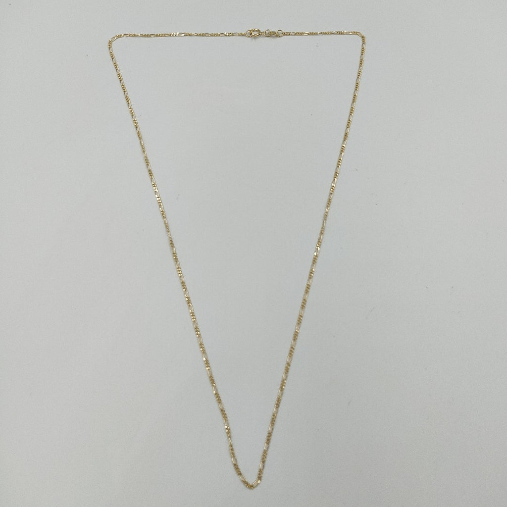 CADENAS TEJIDO 3X1 ORO 14K 55 CM 2.7 GR (NUEVO)