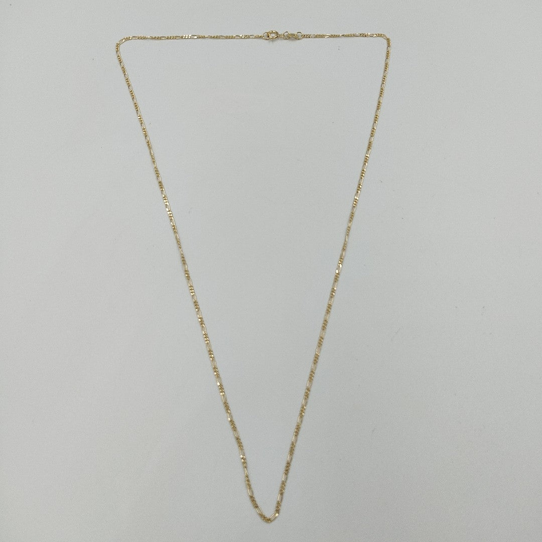 CADENAS TEJIDO 3X1 ORO 14K 55 CM 2.7 GR (NUEVO)