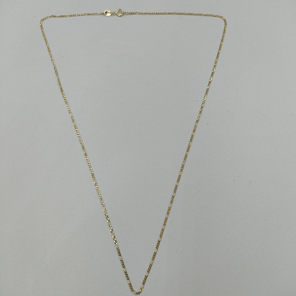 CADENAS TEJIDO 3X1 ORO 14K 55 CM 2.4 GR (NUEVO)