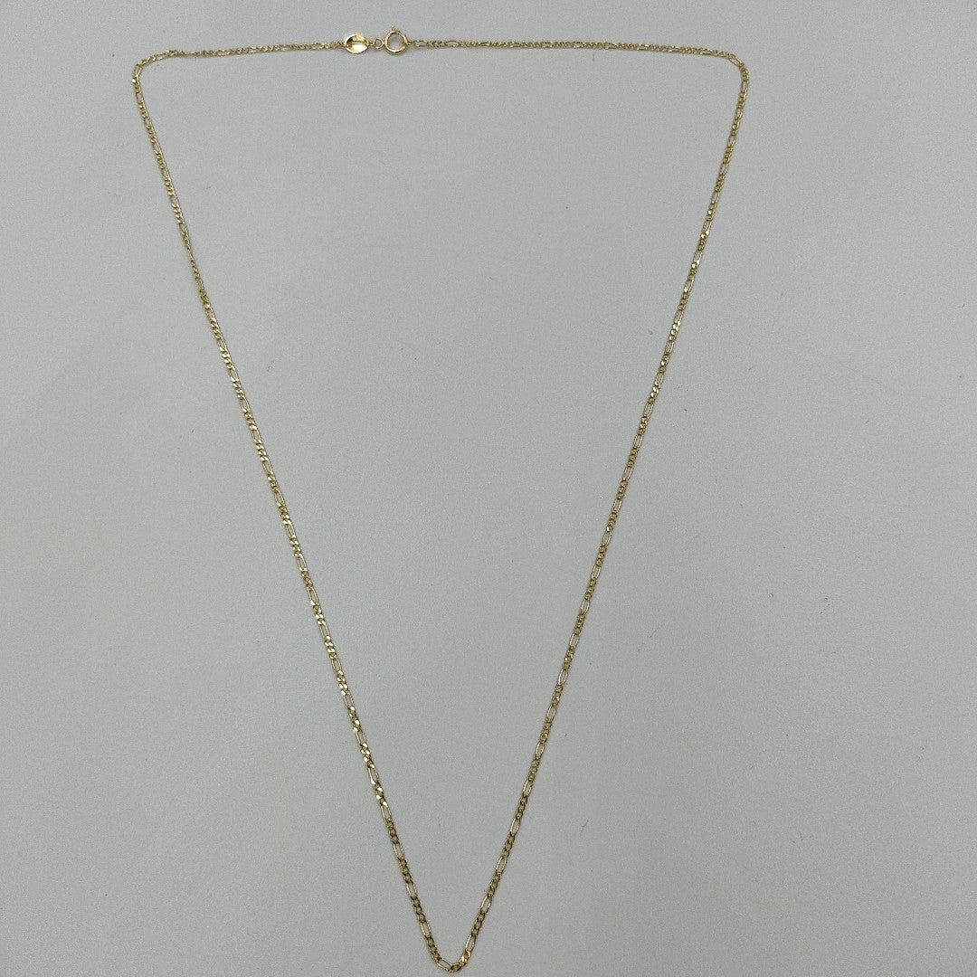 CADENAS TEJIDO 3X1 ORO 14K 55 CM 2.4 GR (NUEVO)
