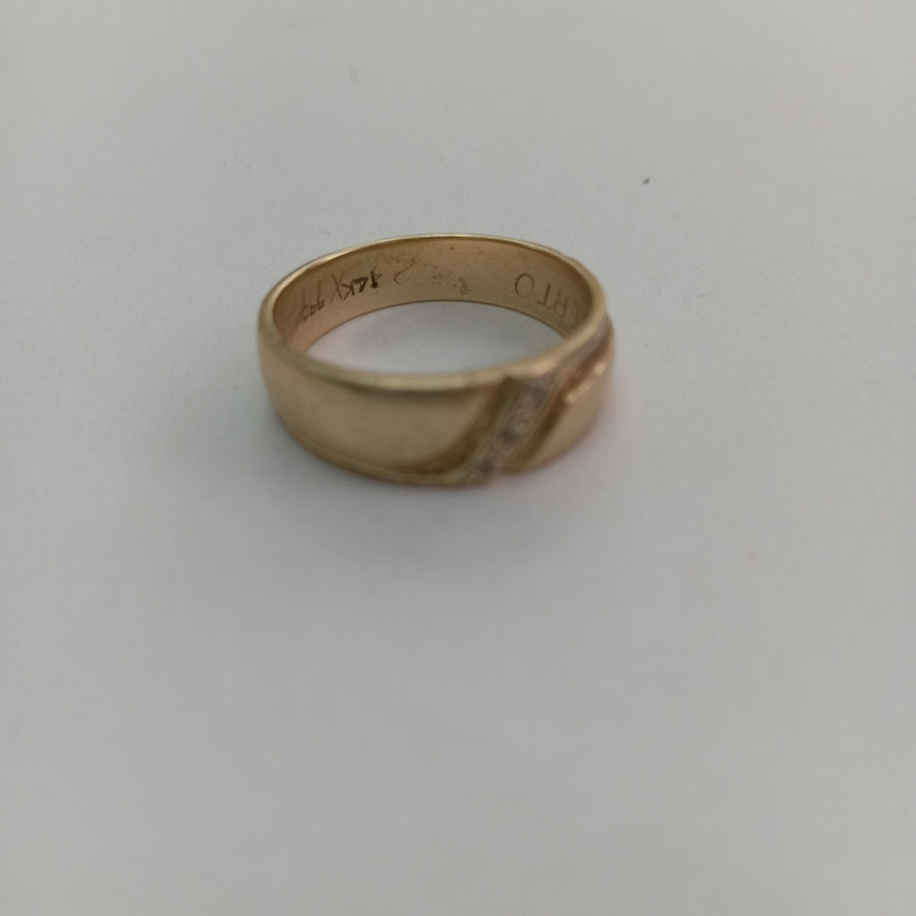 ARGOLLA ORO 14 K 5.4 GRMS (SEMINUEVO)