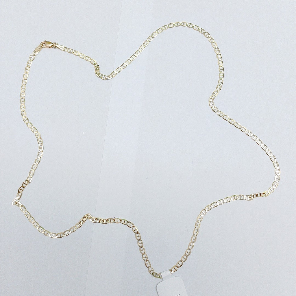 CADENAS TEJIDO GUCHI ORO 10K 55 CM 4.3 GR (NUEVO)