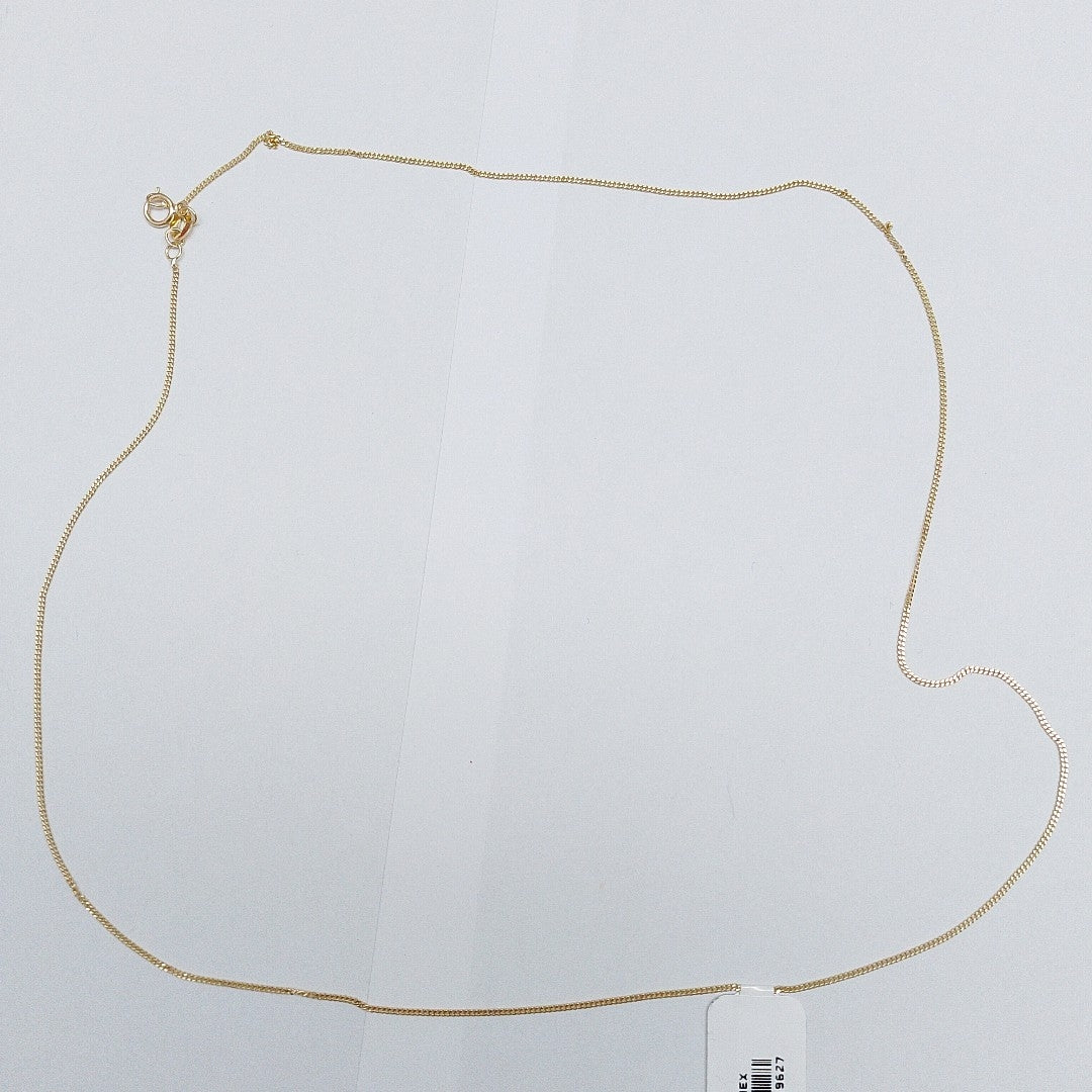 CADENAS TEJIDO BARBADA ORO 10K 55 CM 1.8 GR (NUEVO)