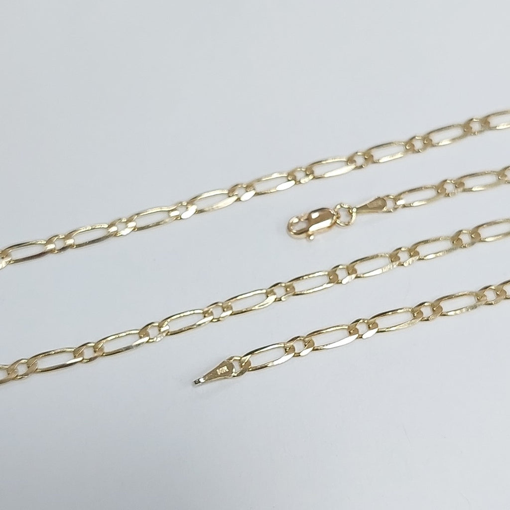 CADENAS 1X1 ORO 14K 55 CM 7.5 GR (NUEVO)