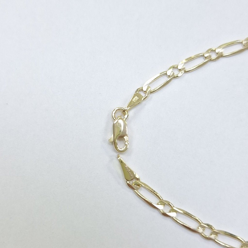 PULSERAS 1X1 ORO 14K 18 CM 2.7 GR (NUEVO)