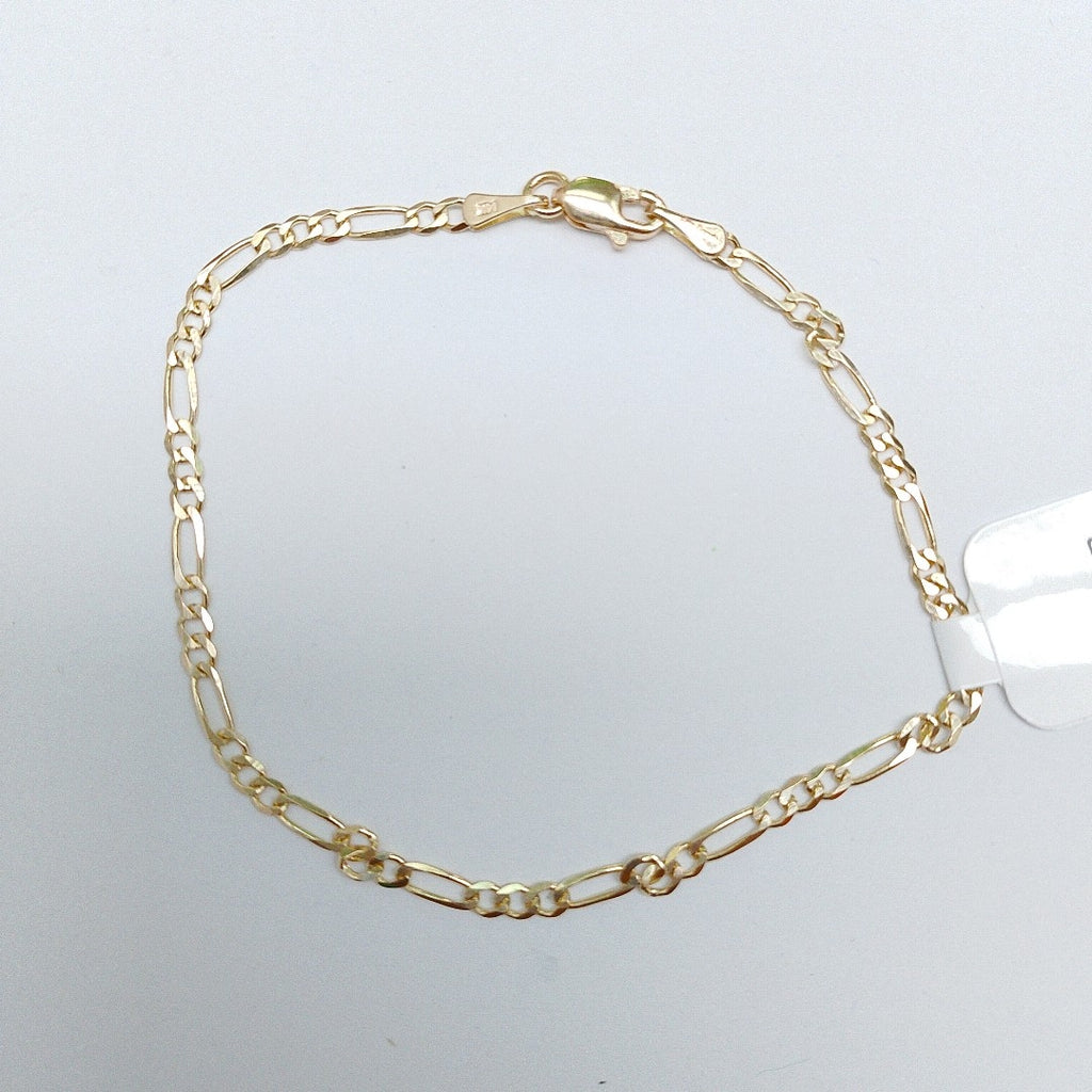 PULSERAS 3X1 ORO 14K 18 CM 1.8 GR (NUEVO)