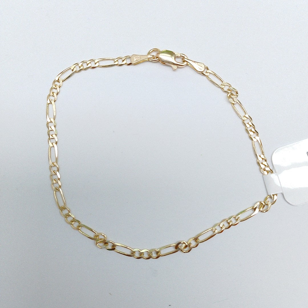 PULSERAS 3X1 ORO 14K 18 CM 1.8 GR (NUEVO)