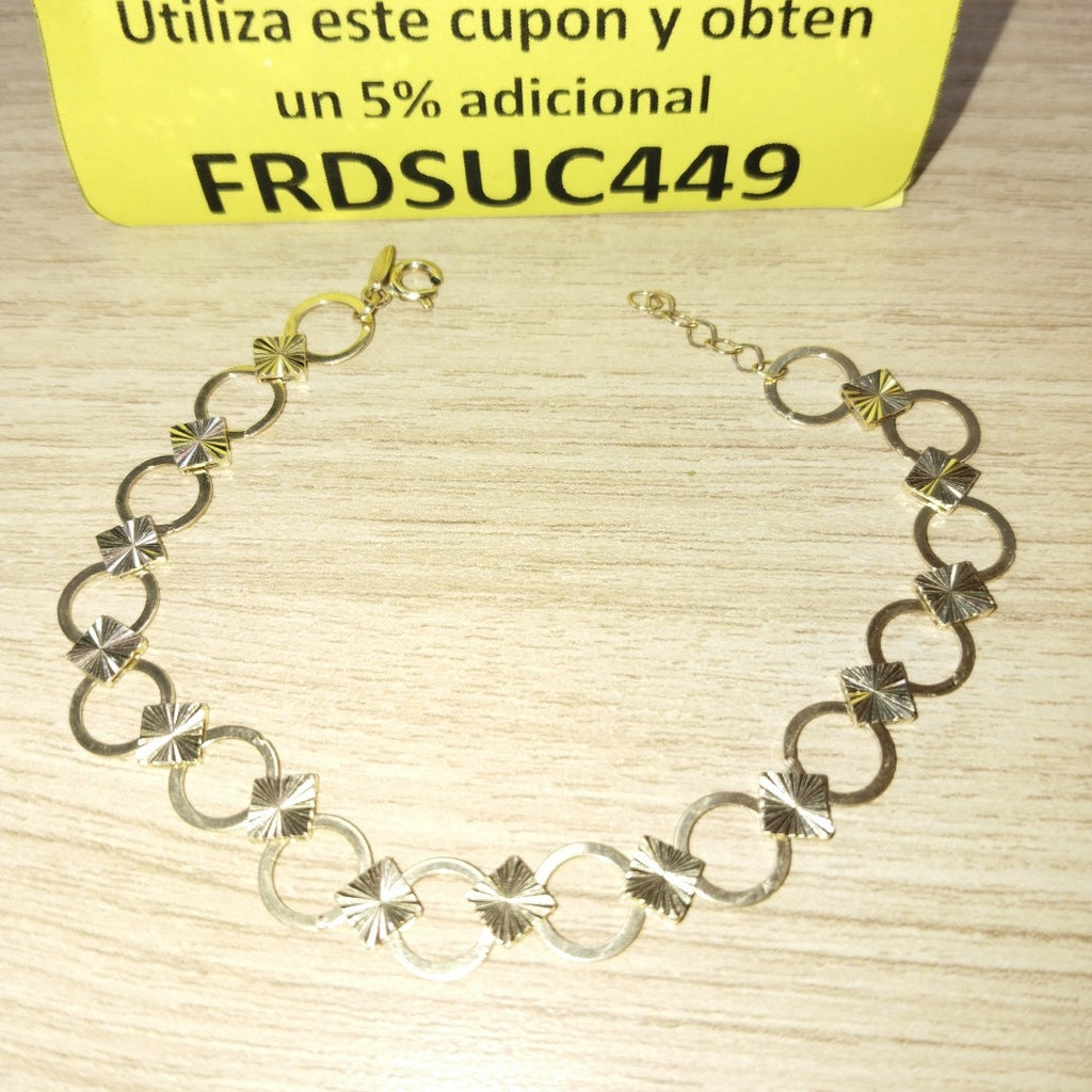 PULSERA ORO 14 K 3.6 GRMS (SEMINUEVO)