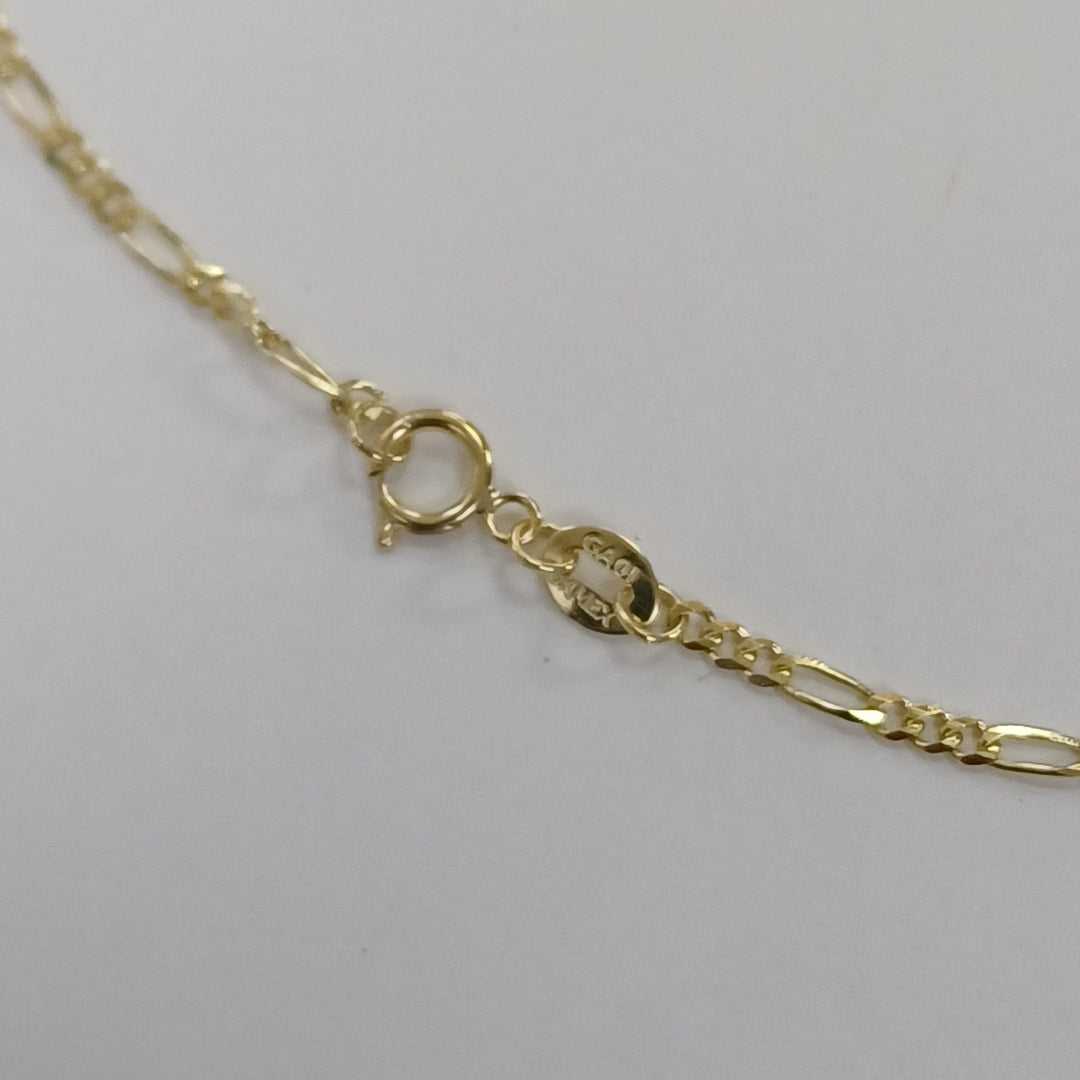 CADENAS TEJIDO 3X1 ORO 10K 55 CM 3.2 GR (NUEVO)