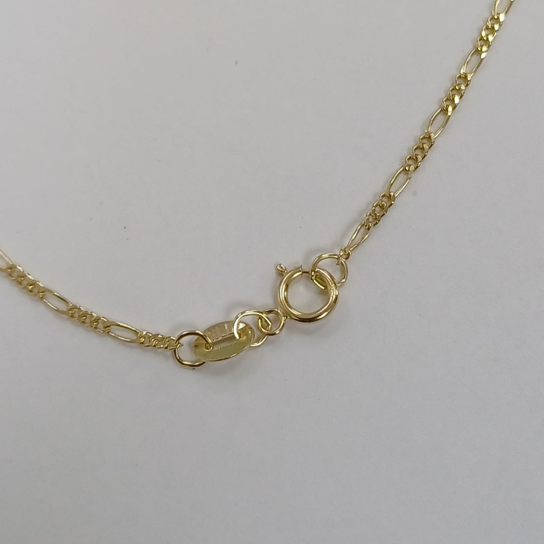 CADENAS TEJIDO 3X1 ORO 14K 55 CM 2.6 GR (NUEVO)