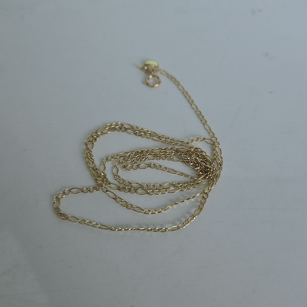 CADENAS TEJIDO ESLABONES ORO 10K 60 CM 2.4 GR (NUEVO)