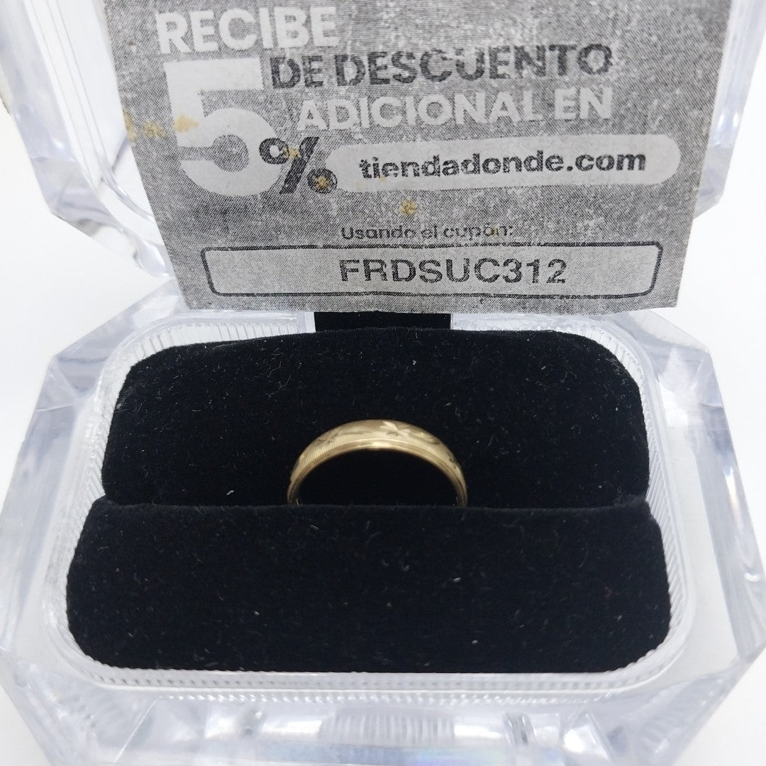 ARGOLLA ORO 10 K 1 GRMS (SEMINUEVO)